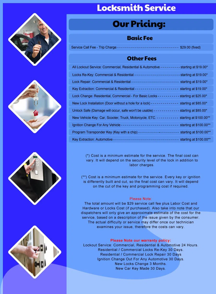 Express Locksmith Store Lutz, FL 813-261-4766 - Pricelist-15