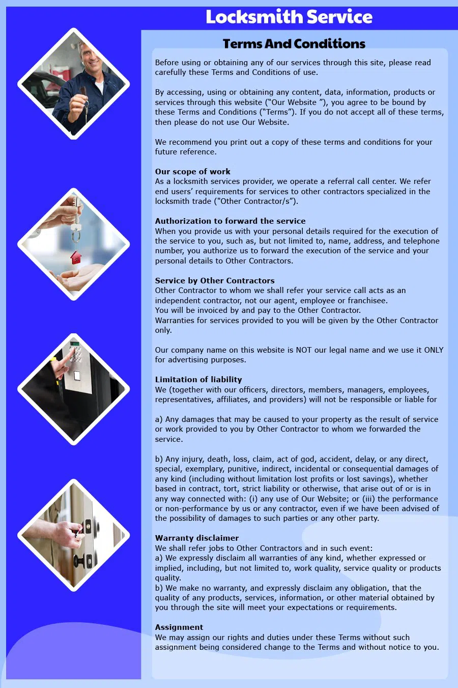 Express Locksmith Store Lutz, FL 813-261-4766 - TermsAndCondition-15